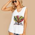 History Education Is Freedom Books Black History Premium Tri-Blend Women's V-Neck Tank Top