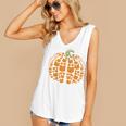 Vintage Book Pumpkin Autumn Fall Librarians Bookworm Teacher Women's V-Neck Tank Top Vintage Book Pumpkin Autumn Fall Librarians Bookworm Teacher Women's V-Neck Tank Top