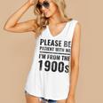 Vintage Please Be Patient With Me I'm From The 1900s Humor Women's V-Neck Tank Top Vintage Please Be Patient With Me I'm From The 1900s Humor Women's V-Neck Tank Top