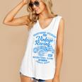 Vintage Racing Automotive Nostalgia Distressed Car Premium Tri-Blend Women's V-Neck Tank Top