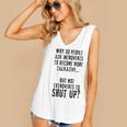 Why Do People Ask Introverts To Become More Talkative Women's V-Neck Tank Top Why Do People Ask Introverts To Become More Talkative Women's V-Neck Tank Top