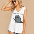 Women's i Require Books Raccoon Women's V-Neck Tank Top Women's i Require Books Raccoon Women's V-Neck Tank Top