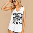 Wrestling Senior 2026 Graduation Women's V-Neck Tank Top