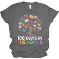 100 Days In The Books Reading Teachers Librarians School Unisex Jersey T-Shirt