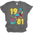 1981 Retro Raised In The 80s Old School Nostalgia Vibes Unisex Jersey T-Shirt