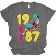 1987 Retro Raised In The 80s Old School Nostalgia Vibes Unisex Jersey T-Shirt