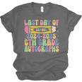 2025 Last Day Of School Autograph 6th Grade Graduation Unisex Jersey T-Shirt