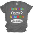 2nd Grade Graduation Shirt 2nd Grade Done Summer Loading Unisex Jersey T-Shirt