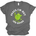3rd Grade Graduation Promotion Peace I'm Out Last Day Unisex Jersey T-Shirt