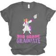 3rd Grade Graduation Unicorn End Of Year Third Unisex Jersey T-Shirt