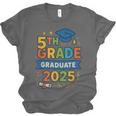 5th Grade Graduation 2025 Graphic – Class Of 2025 Theme Unisex Jersey T-Shirt