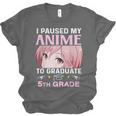 5th Grade Graduation Anime 2025 Graduate Elementary Girls Unisex Jersey T-Shirt