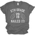 5th Grade Nailed It 2019 Graduation Unisex Jersey T-Shirt
