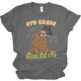 6th Grade Graduation Sloth Nailed It Class Of 2025 Unisex Jersey T-Shirt