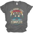8th Grade Level Complete Gamer Class Of 2025 Graduation Boy Unisex Jersey T-Shirt