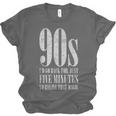 The 90s I'd Go Back For Five Minutes Nostalgia Quote Unisex Jersey T-Shirt The 90s I'd Go Back For Five Minutes Nostalgia Quote Unisex Jersey T-Shirt