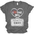 90s Nostalgia Cassette Heart Retro I Love The 90s Unisex Jersey T-Shirt