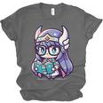 Adorable Book Lover Valkyrie With Reading Glasses Cute Unisex Jersey T-Shirt