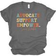 Advocate Support Empower Groovy Social Worker Graduation Unisex Jersey T-Shirt