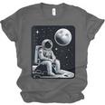 Aesthetic Spaceman Astronaut On The Moon Space Introvert Unisex Jersey T-Shirt Aesthetic Spaceman Astronaut On The Moon Space Introvert Unisex Jersey T-Shirt