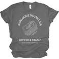 Analogue Nostalgia Letter & Stamp Graphic Unisex Jersey T-Shirt