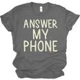 Answer My Phone I Introvert Unisex Jersey T-Shirt