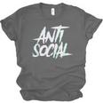 Anti Social Anti Social Club Introvert People Hate Unisex Jersey T-Shirt Anti Social Anti Social Club Introvert People Hate Unisex Jersey T-Shirt