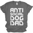 Anti-Social Dog Dad Quote For Anti Social Introvert Persons Unisex Jersey T-Shirt