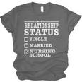 Anti Valentines Day Nursing School Nurse Graduation Shirt Unisex Jersey T-Shirt