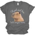 Antisocial Introvert Capybara Sarcastic Humor Unisex Jersey T-Shirt Antisocial Introvert Capybara Sarcastic Humor Unisex Jersey T-Shirt