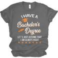 Bachelor Graduation 2026 Always Right Bachelor Degree Unisex Jersey T-Shirt