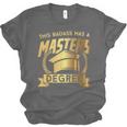This Badass Has a Masters Degree College Graduation Unisex Jersey T-Shirt