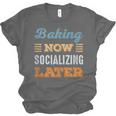Baking Now Minimal Socializing Introvert Vintage Unisex Jersey T-Shirt Baking Now Minimal Socializing Introvert Vintage Unisex Jersey T-Shirt