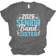 Band Senior Sister Class Of 2026 Senior Band Graduation Unisex Jersey T-Shirt