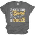 Band Senior Uncle Class Of 2026 Graduation Graduate Unisex Jersey T-Shirt