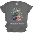 Im With The Banned Book Readers Librarians Read Banned Books Unisex Jersey T-Shirt