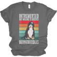 Bernedoodle Dog Introvert Bernedoodle Unisex Jersey T-Shirt