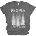 Bigfoot People Not a Big Fan Sasquatch Introvert Unisex Jersey T-Shirt