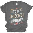 Boho Nostalgia It's My Niece's Birthday Women Kids Unisex Jersey T-Shirt