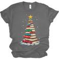 Book Christmas Tree Book Lover Teacher Librarian Unisex Jersey T-Shirt Book Christmas Tree Book Lover Teacher Librarian Unisex Jersey T-Shirt