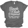 Book Club Droppout Introvert Reader Tee Unisex Jersey T-Shirt