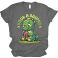 Book A Saurus Bookasaurus Dinosaur Book Girls Boys Toddler Unisex Jersey T-Shirt