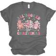 All Booked For Christmas Book Coffee Latte Gingerbread Unisex Jersey T-Shirt