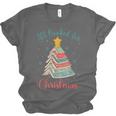 All Booked For Christmas Tree Book Bookish Christmas Unisex Jersey T-Shirt