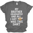My Brother Graduated Class Of 2025 Graduation Unisex Jersey T-Shirt