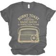 Burnt Toast And A Weekend Radio Show 80s 90s Nostalgia Unisex Jersey T-Shirt