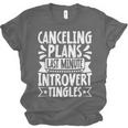 Canceling Plans Last Minute Introvert Tingles Alone Time Unisex Jersey T-Shirt Canceling Plans Last Minute Introvert Tingles Alone Time Unisex Jersey T-Shirt