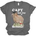 Capy Last Day Of School Capybara Graduation Quote Unisex Jersey T-Shirt