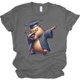 Capybara Graduation Dabbing Capy Wearing Graduate Gown Unisex Jersey T-Shirt