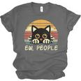 Cat Eww People Introvert Meme Women Men Kids Unisex Jersey T-Shirt Cat Eww People Introvert Meme Women Men Kids Unisex Jersey T-Shirt